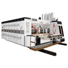 Automatic 2colors printing slotting die-cutting machine